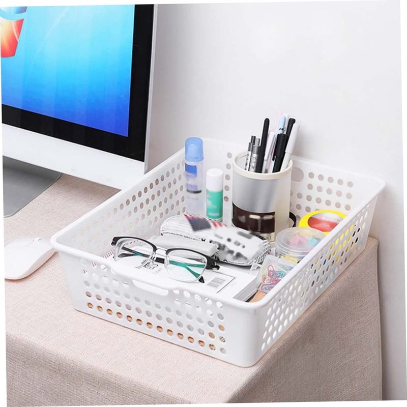 3Pcs Collapsible Wire Storage Baskets Organizer For Office Home Random Color - Image 3