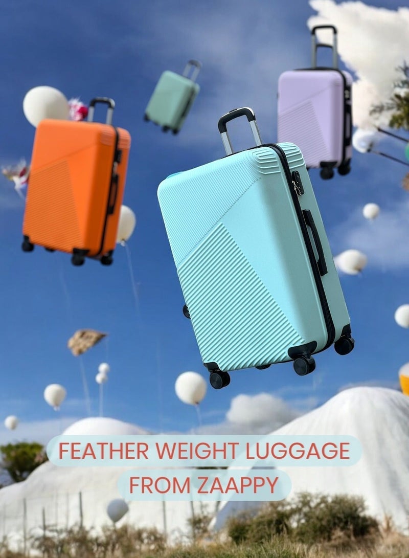 ZAAPPY Hard Shell Lightweight 28 Inch (30-35kg) Luggage, Smooth Wheels, Secured Locks - Image 3