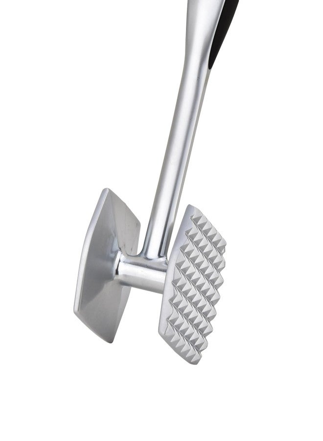 Aliglow Meat Tenderizer Hammer Tool Pounder For Tenderizing Steak Beef Poultry, Heavy Duty Dual-Sided Mallet with Soft Grip Handle - Multifunctional Kitchen Beater for Chicken,Fish, Baking - Image 3