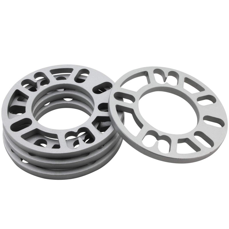 DCVAMOUS 4PC 4X98 4X100 4X1143 4X115 5X100 5X108 5X110 5X112 5X1143 5X115 5X120 5X127 5X130 5X45 5X475 5X5 Universal Wheel Spacers 38 Inch 9mm for 4  5 Lug Rims Bolt Pattern 98mm to 130mm