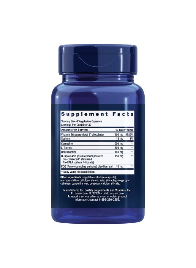 Life Extension Mitochondrial Energy Optimizer With Pqq For Heart & Brain Health Energy Management And Antiaging Glutenfree Nongmo Vegetarian 120 Capsules - Image 3