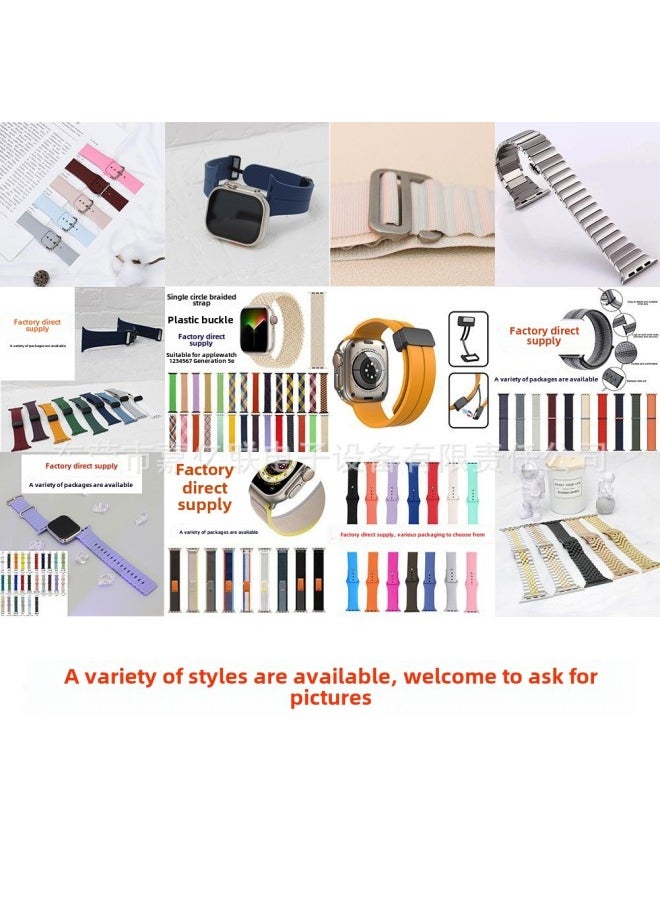 Generic - Modified Alpine Loop Strap For 38/40/41mm Apple Iwatch Strap Explosions Exclusive-Color:Remarks Color 42/44/45/49mm - Image 1