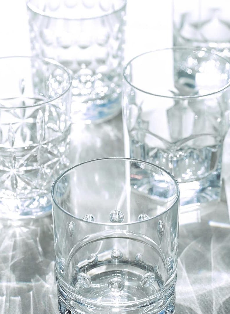 Baci milano Set of 6 Clear Polycarbonate Tumblers 30 cl – Unbreakable Plastic Drinking Glasses, Water Juice Soft Drink Cups, Reusable Drinkware, Home Kitchen Outdoor - Image 2