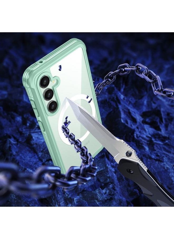 For Samsung Galaxy S23 FE RedPepper Life Waterproof MagSafe Phone Case(Green)  - Image 4