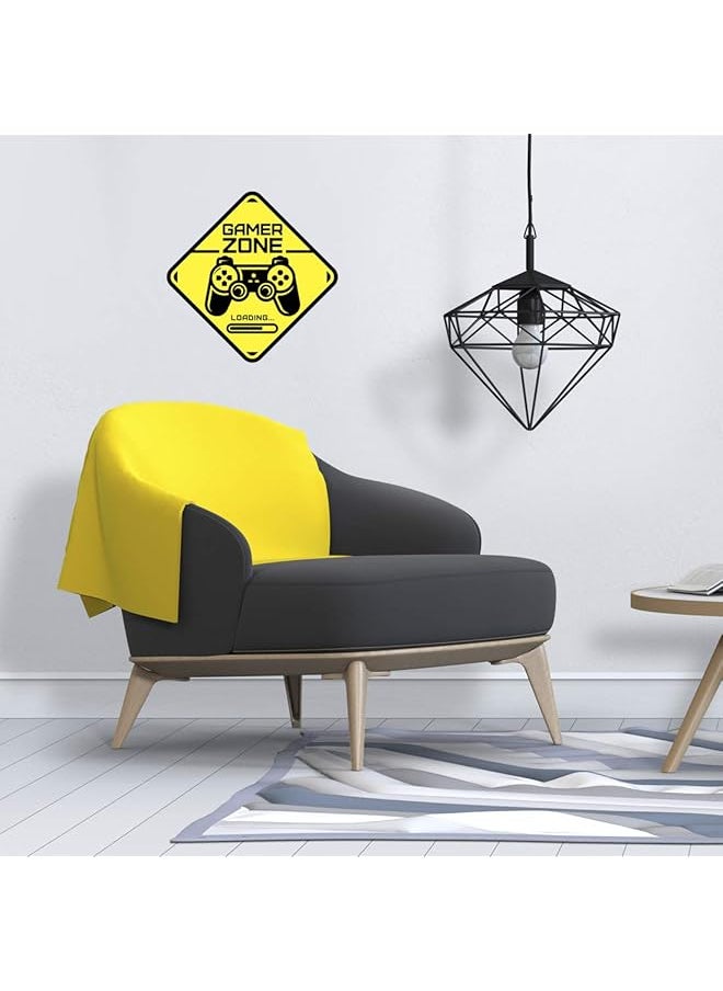 erorex Gamer Zone Door Sign Sticker Wall Art Bedroom Boys Room Gaming Decor Wallpaper Decal Stickers Boy Game Vinyl Decoration Baby Kid Accessories Bedroom Kids Decals Video Game Loading Removable Controller  - Image 2