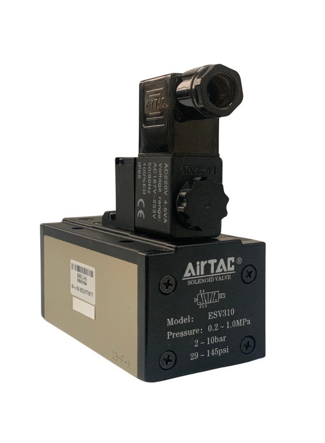 ESV310A AC220V ISO Size 2 5/2 Single Solenoid Valve  - Image 3