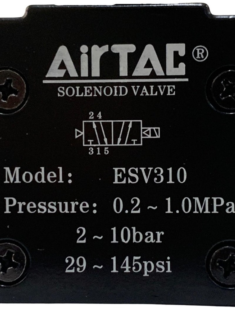 ESV310A AC220V ISO Size 2 5/2 Single Solenoid Valve  - Image 4