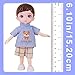 Beem Jun 6 Inches Boy Dolls Set Ball Jointed Doll Kids Boy Doll with Clotheswith Gift Box and Greeting Card Ideal Gift for Kids - Image 4