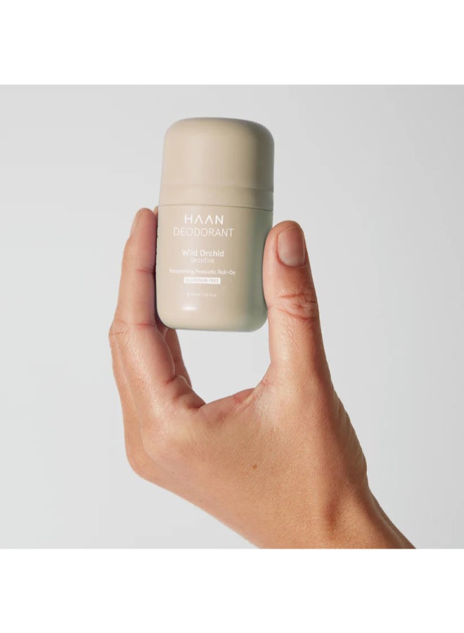 Haan مزيل عرق طويل الأمد برائحة الأوركيد البري - يوفر حماية طوال اليوم ضد الروائح، يتميز برائحة زهرية وغريبة (40 مل) - Image 2