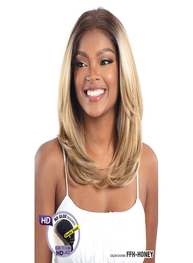 Shake-N-Go Snatched Glueless Lace Synthetic Wig - Elysia (Color : Ffh-Hazel) - Image 3