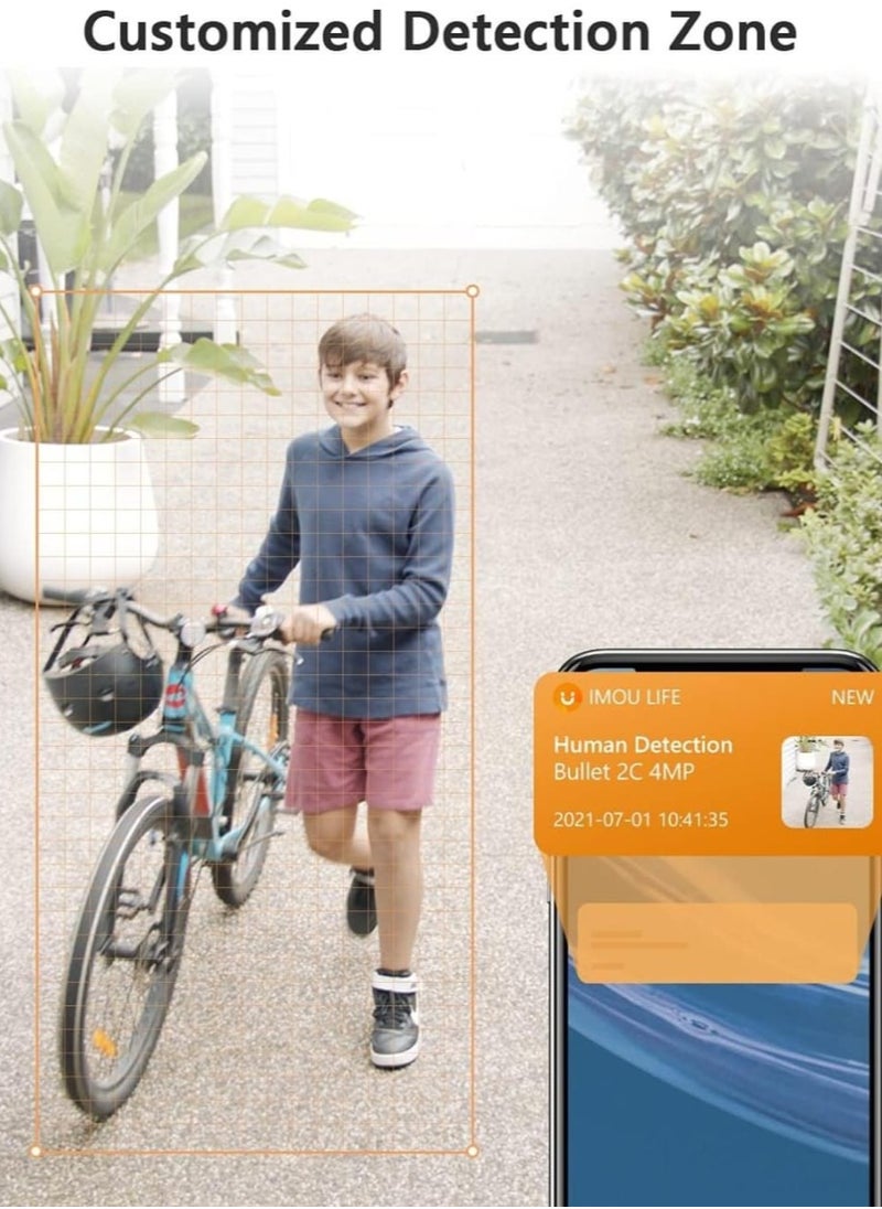 Generic - Smart CC Camera 2c 4MP Resolution View with AI Human Detection, CC Camera Super HD 360 Degree View Mode with Waterproof IP67 - Image 1