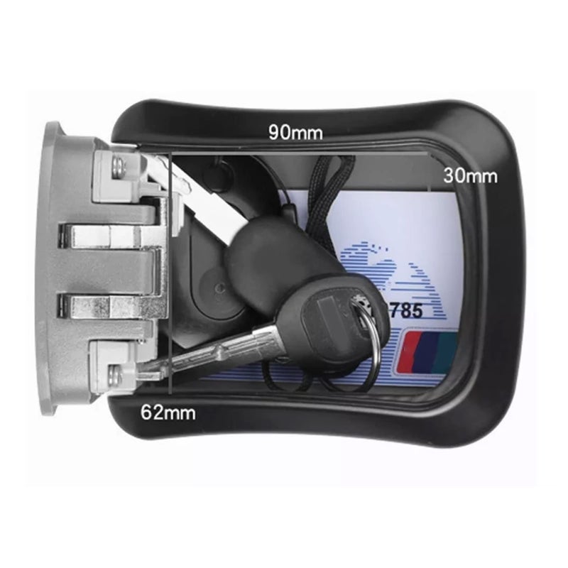 Wall Mounted Combination Lock Box With 4 Digit Code Large Capacity Key Safe For House Car Keys - Image 5