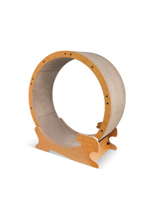 Cat Running Wheel Pet Cat Treadmill Exercise Wheel Cat Running Roller Cat Scratching Board Fitness Treadmill Cat Climbing House Running Spinning Toy for Cats Movement Wheel