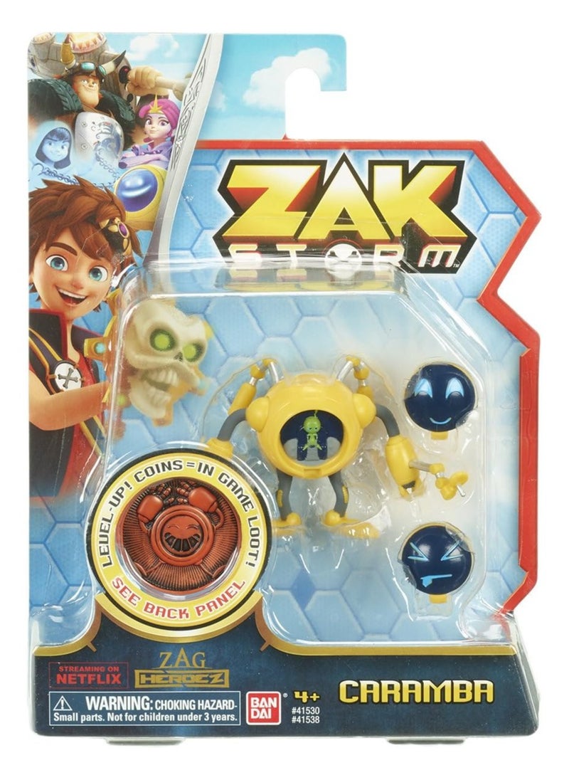 Bandai - Zak Storm 3Inch Figure Caramba - Image 1