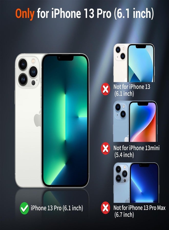 استلق جراب SUPFINE المغناطيسي لهاتف iPhone 13 Pro (متوافق مع MagSafe) (حماية فائقة ضد السقوط بمعايير عسكرية) غطاء هاتف رفيع وشفاف غير لامع مقاوم للصدمات، أزرق مخضر - Image 2