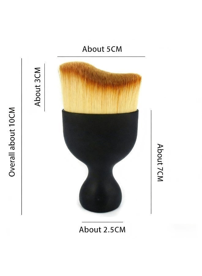 Car Soft Bristle Cleaning Brush, Black 2-Pack, Special for Air Vent & Gap Dust Removal - Image 3