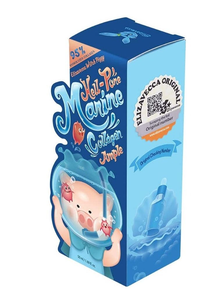 Elizavecca Marine Collagen Ample Functionality for Improvement of Wrinkles and Contains Marine Collagen Extracts