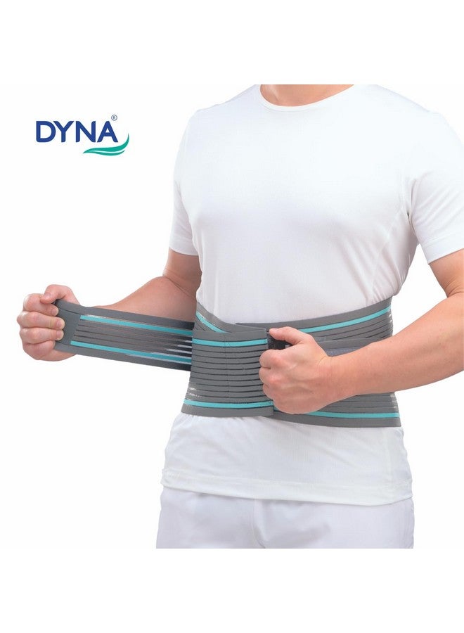 DYNA دينا | مشد لومبو سكرال (L.S.) | حزام تخفيف آلام الظهر | دعم أسفل الظهر | دعم قطني متشكل | أحزمة قابلة للتعديل مزدوجة | للرجال والنساء. (كبير) - Image 4