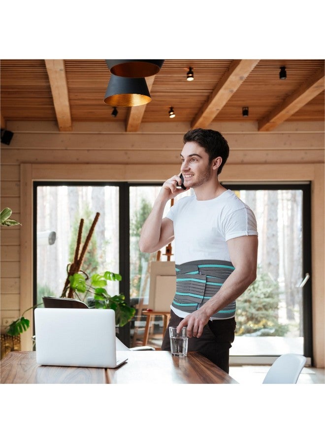 DYNA دينا | مشد لومبو سكرال (L.S.) | حزام تخفيف آلام الظهر | دعم أسفل الظهر | دعم قطني متشكل | أحزمة قابلة للتعديل مزدوجة | للرجال والنساء. (كبير) - Image 2