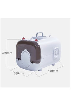 Arabest Portable Cat Carrier, Cat Carrier Bag, Cat Smart Suitcase Transport Portable Outdoor Shoulder Bag Breathable Lighting Pet Handbag Kitten  - Image 2