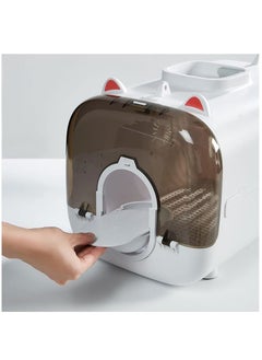 Arabest Portable Cat Carrier, Cat Carrier Bag, Cat Smart Suitcase Transport Portable Outdoor Shoulder Bag Breathable Lighting Pet Handbag Kitten  - Image 5