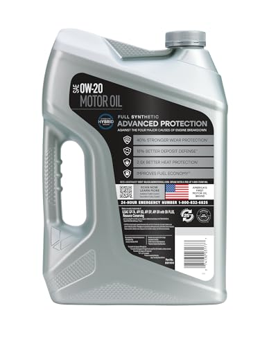 Valvoline Advanced Full Synthetic SAE 0W20 Motor Oil 5 QT - Image 4