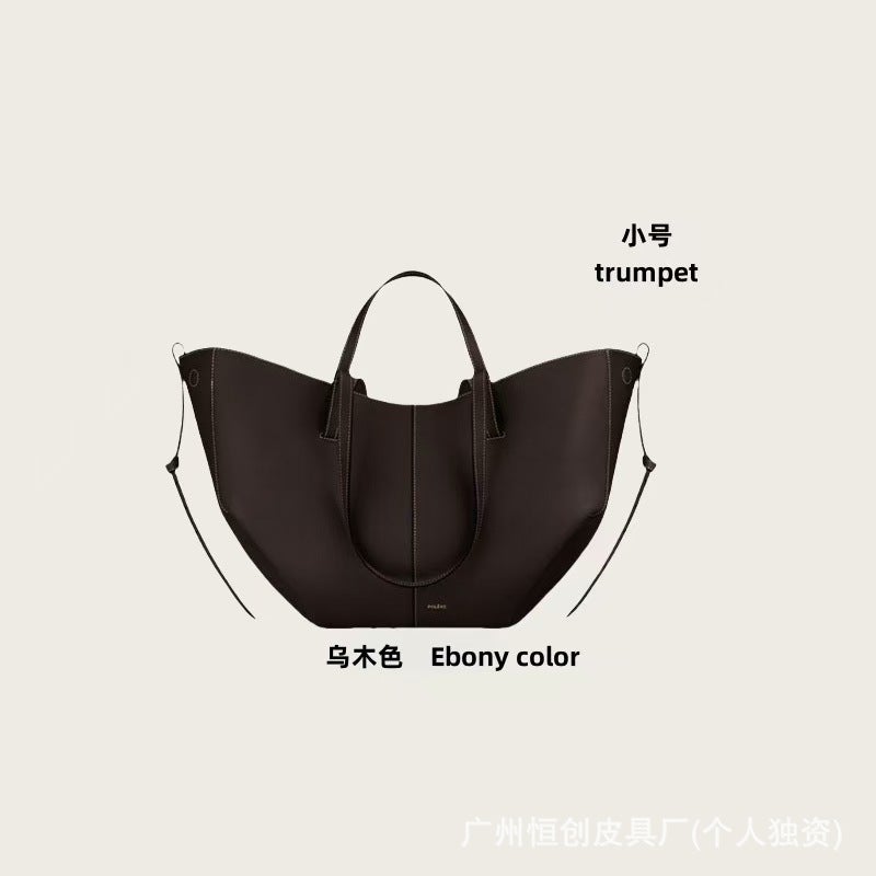 Polene Wings Bag French Brand Cyme Shoulder Armpit Bag Large Capacity Satchel Tote Bag Work Clothing - Image 1