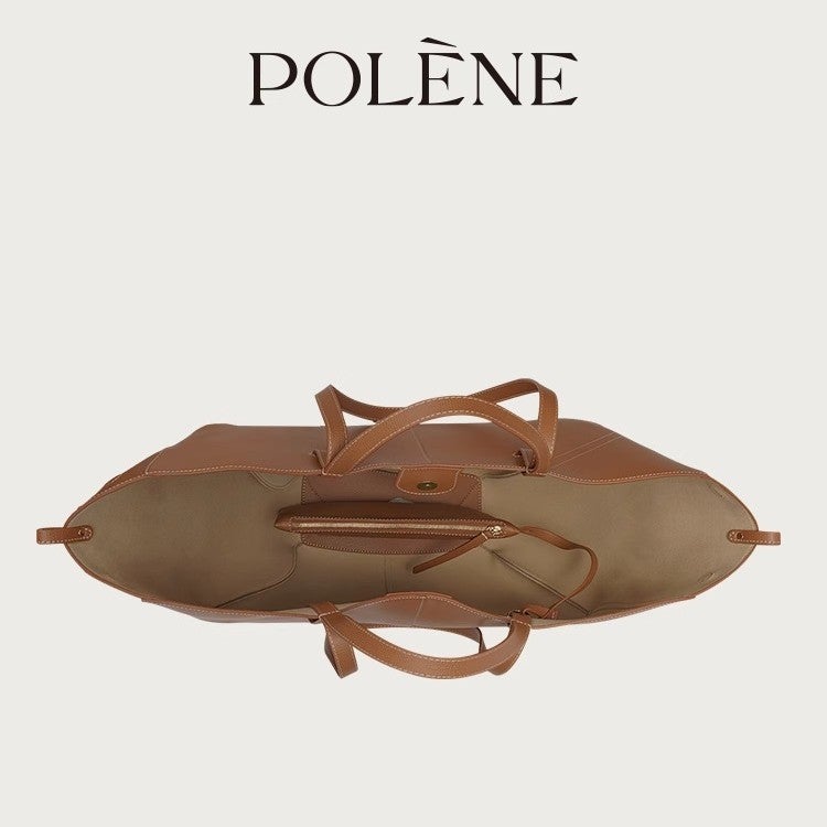 Polene Wings Bag French Brand Cyme Shoulder Armpit Bag Large Capacity Satchel Tote Bag Work Clothing - Image 4