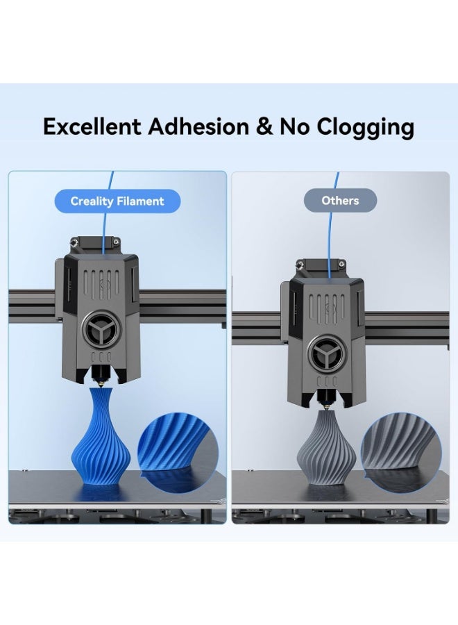 robotgcc PLA ECO Black 3D Printer Filament 1.75mm | Easy Printing PLA Material, Stable Flow, High Success Rate, Low Warping, FDM Printing Filament for Beginners and Daily Use - Image 3