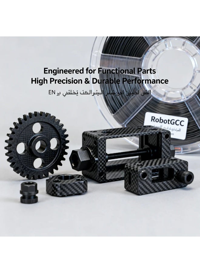 robotgcc PLA ECO Black 1.75mm 3D Printing Material 1KG Spool for FDM 3D Printer, Easy Printing 3D Printing Material, Smooth Extrusion, Stable Diameter, Low Warping, Strong Layer Adhesion, High Success Rate, Reliable Flow, Black Color 3D Printing Material for Beginners, Prototyping, DIY Projects, Educational Use, Compatible with Most FDM 3D Printers, Consistent Feeding, Precision Tolerance, Daily Printing Solution - Image 5