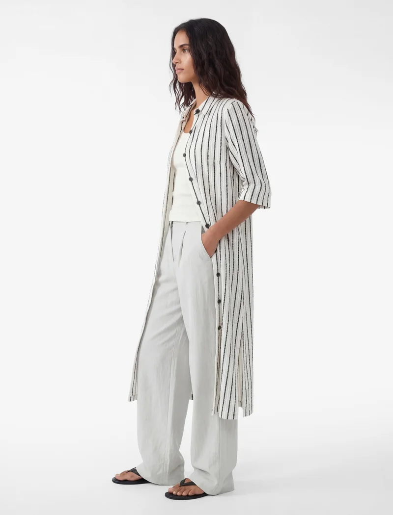 KOTON Long Crochet Cardigan