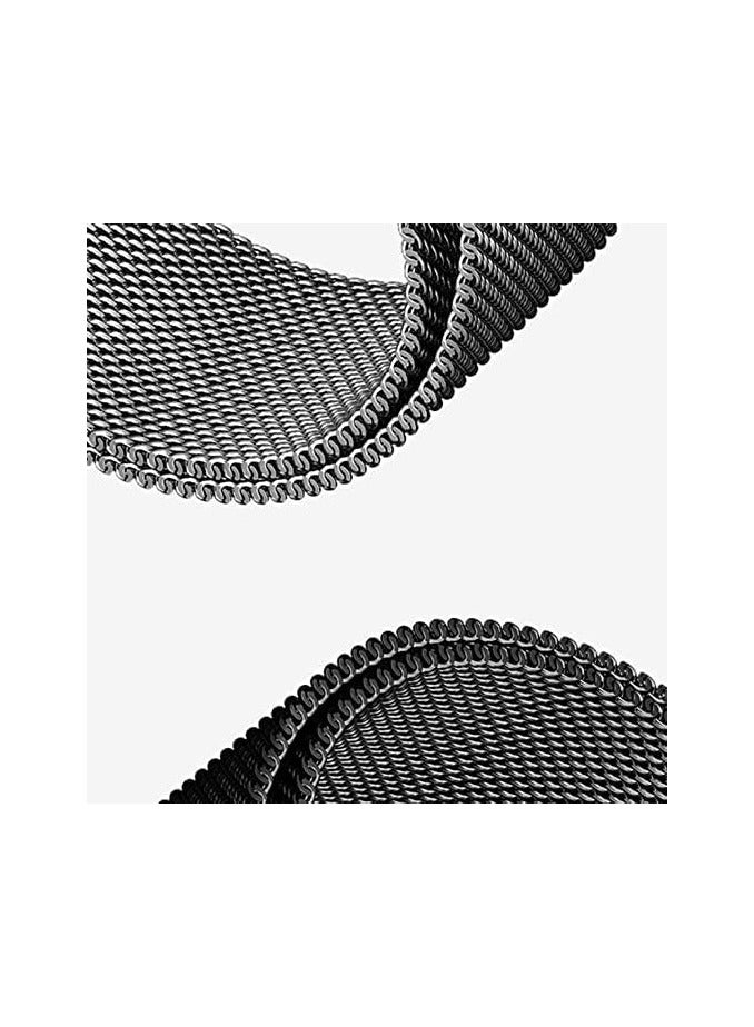 Strap Compatible with Huawei Watch Fit 2 Strap Milanese Steel Watch Band Magnetic Bracelet Strap/(Black) - Image 2