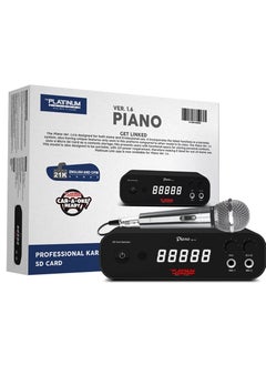 Platinum Karaoke PLATINUM PIANO V1.6 KARAOKE PLAYER WITH KS5000 WIRED MIC COMBO HUGE SONG LIBRARY 23000+ MIXED LANGUAGE INDIAN ENGLISH & OPM FILIPINO TAGALOG SONGS  - Image 1