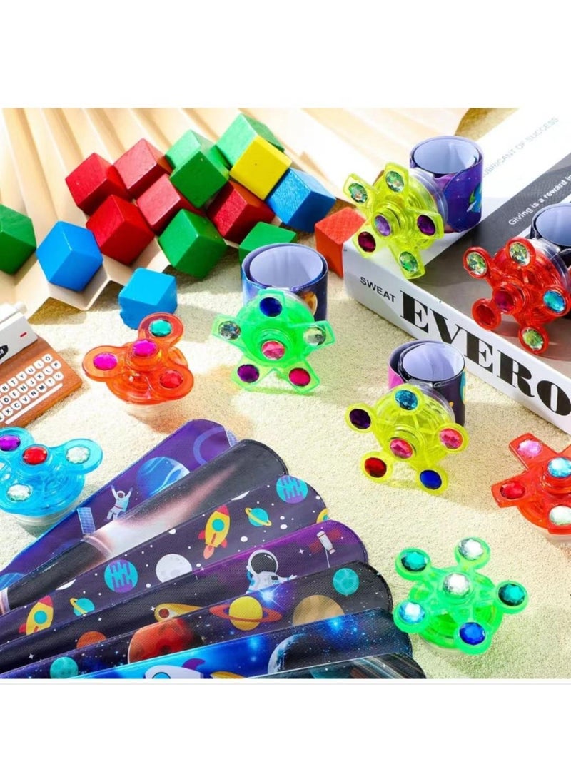 Y&D 12-piece Color Random Flash Creative Spinning Top Luminous Bracelet - Image 4