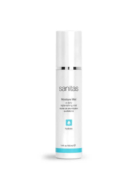 Sanitas Skincare Moisture Mist Moisture Infusing Spray Hyaluronic Acid Beta Glucan Hydrating Mist 34 Ounces
