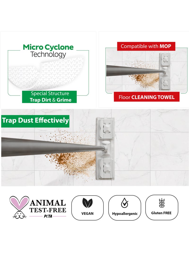 Sleepy Easy Clean Mop Compatible Multi-Surface Cleaning Wipes, Eucalyptus Fragrance & Herbal Soap Additive Extra Large 50 Wipes, (For Marble, Wood, and All Floor Types) - Image 3