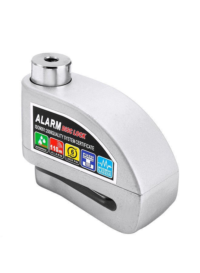 NIBEMINENT Anti-theft Motorcycle Disc Brake Lock Waterproof with Alarm Sound for Scooter Bike Theftproof Locks  - Image 2