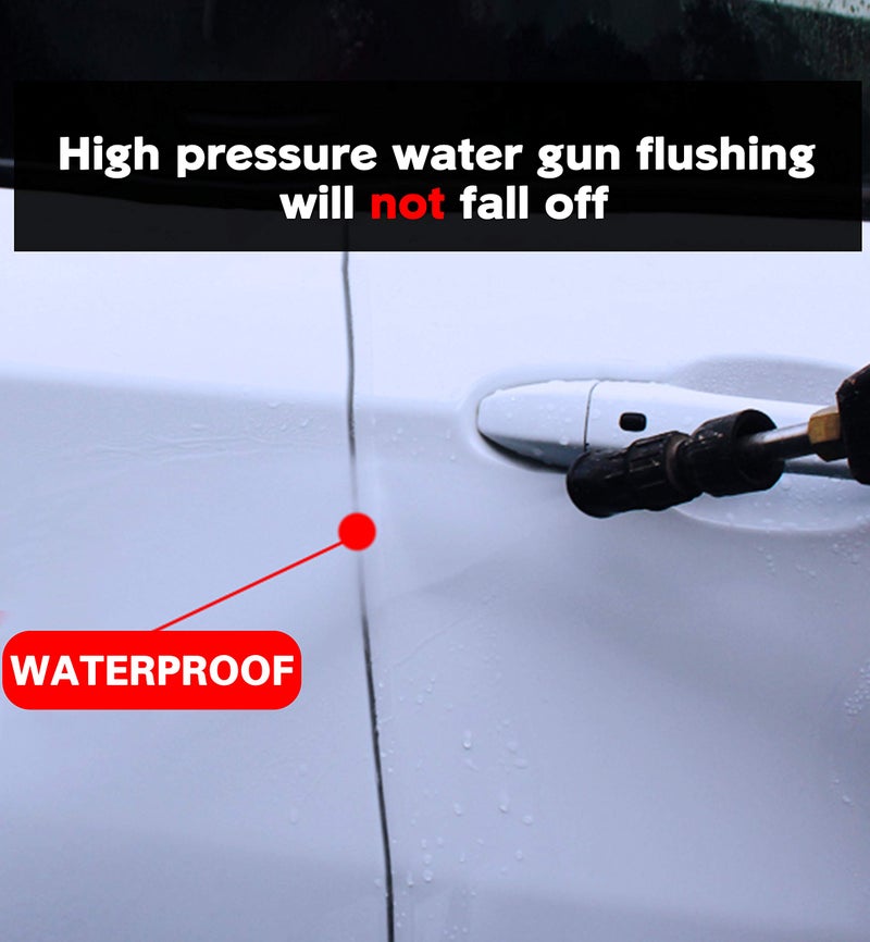 ToLanbbt ToLanbbt Car Door Edge Guard Invisible Automotive Door Sill Guard Protectors Anti-Scratch Adhesive Tape Waterproof Strips for Car Door Edge Protection (33Ft x 1.97”, Transparent)  - Image 5