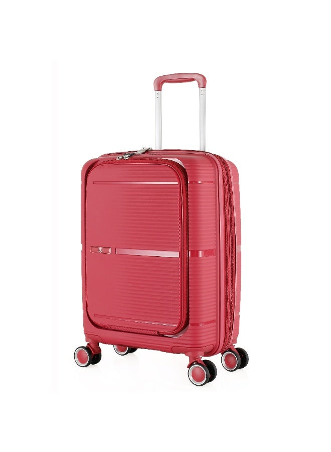 H.T Luggage Bag, Hard Case Polypropylene (PP) Material, 8x360 Degree Rotation Spinner Wheels, Matching Color Suitcases, Expandable Trolley Bag, Telescopic Handle, TSA Lock - Image 2