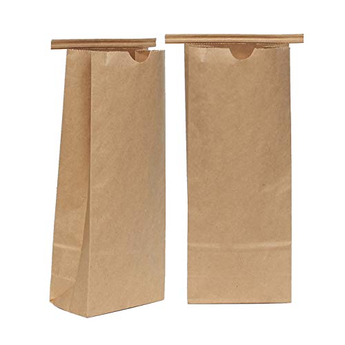 AwePackage Compostable Kraft Paper Tin Tie Bag with PLA Liner (100, 1 lbs) - Image 1