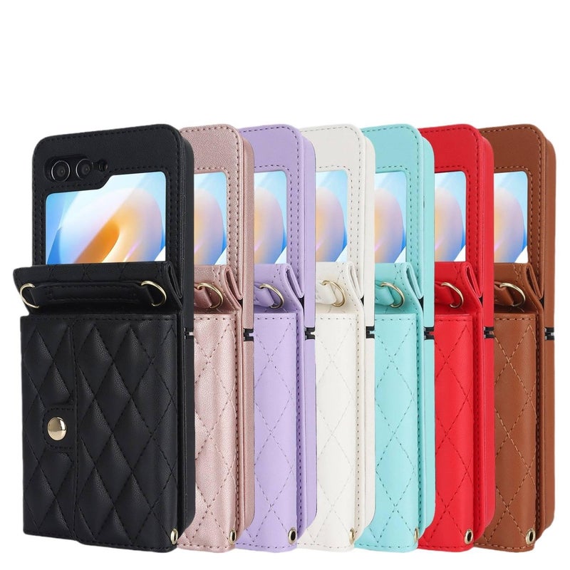 Protective Case | TPU Card Holder | Shockproof Cover for Motorola Razr 50 | Purple - Image 5