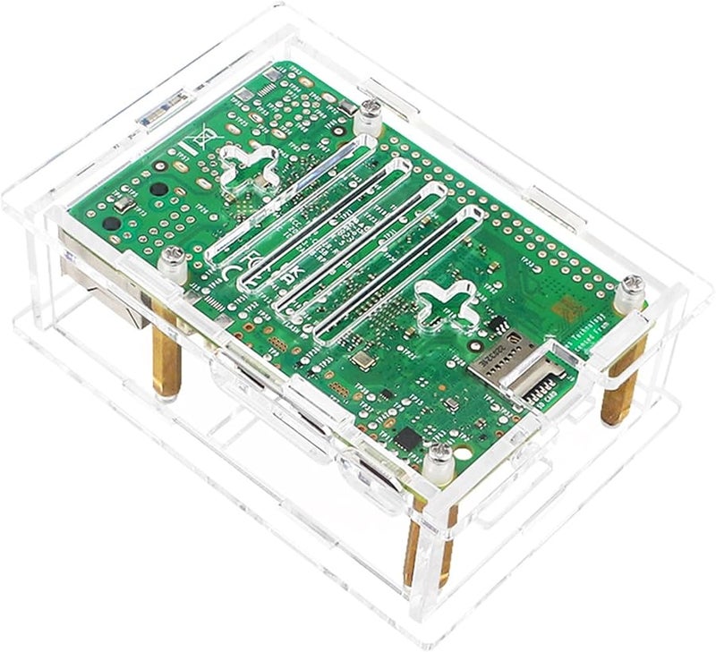 حالة Raspberry Pi 5 مع مروحة تبريد وشرائح تبريد لسكن شاشة اللوحة الرئيسية - Image 5