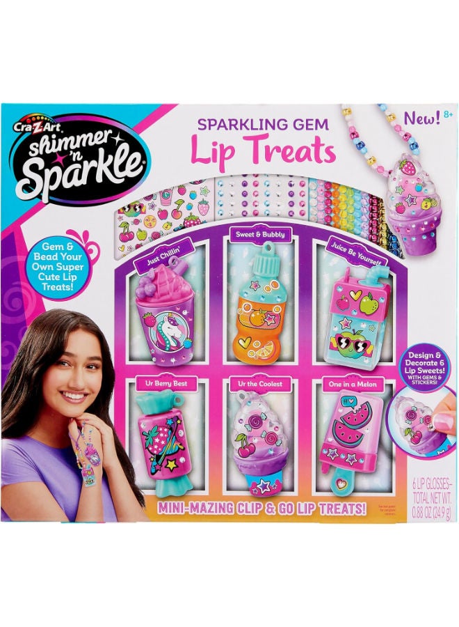 Shimmer 'n Sparkle Sparkling Gem Lip Treats Jewelry Making Kit