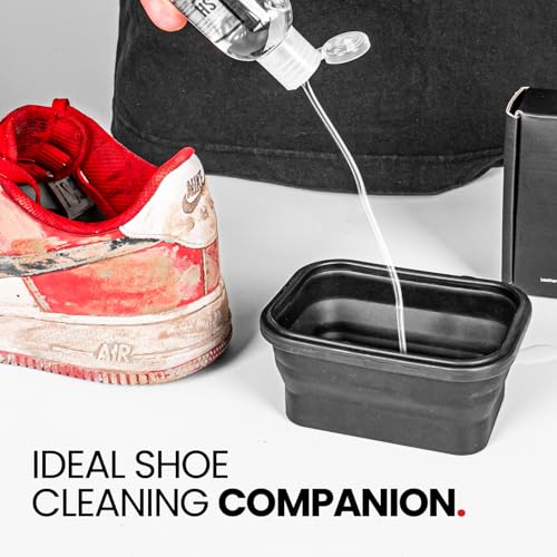 SHOEGR Collapsible Bowl for Shoe & Sneaker Cleaning | Lightweight, Travel-Friendly Cleaning | Durable Non-Breakable Foldable Bowls for Sneaker Care Kits - Image 3