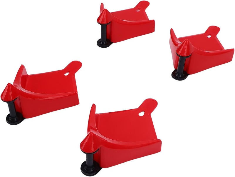 Car Hose, Tire Hose Sliding Roller, Textured Strip Roller to Prevent Stuck Under Wheels, Ideal for Car Washing Detailing Motorcycle RV (Red) - Image 4