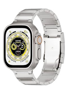 SP Smart Watch 5+1 Ultra with Finger Sensor for Call Answering, Calorie Counting, and Message Notifications – Supports Arabic Language, Comes with 5 Extra Straps, 49mm, Multi-Color  - Image 4