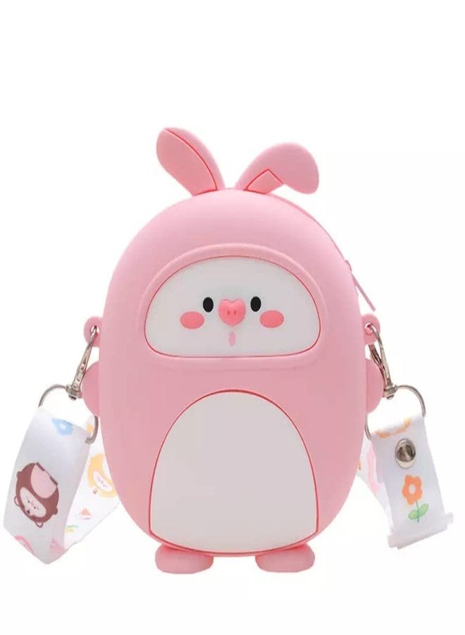 SYADEL Silicone Sling Bag for Girls - Purse for Girls, Side Bag for Girls, Coin Bag, Purse, Cross Body Purse with Adjustable Strap and Cute Key Ring, Korean Bag - Image 1
