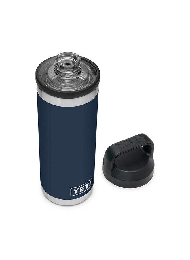 YETI YETI Rambler 18 oz Bottle, Vacuum Insulated, Stainless Steel with Chug Cap, Navy - Image 1