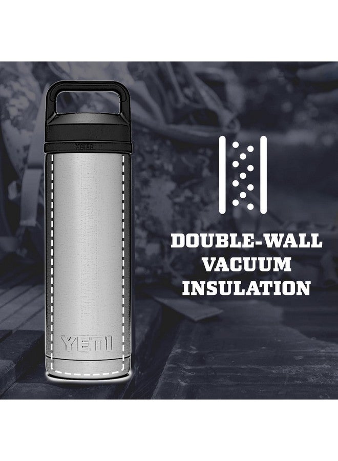 YETI YETI Rambler 18 oz Bottle, Vacuum Insulated, Stainless Steel with Chug Cap, Navy - Image 2