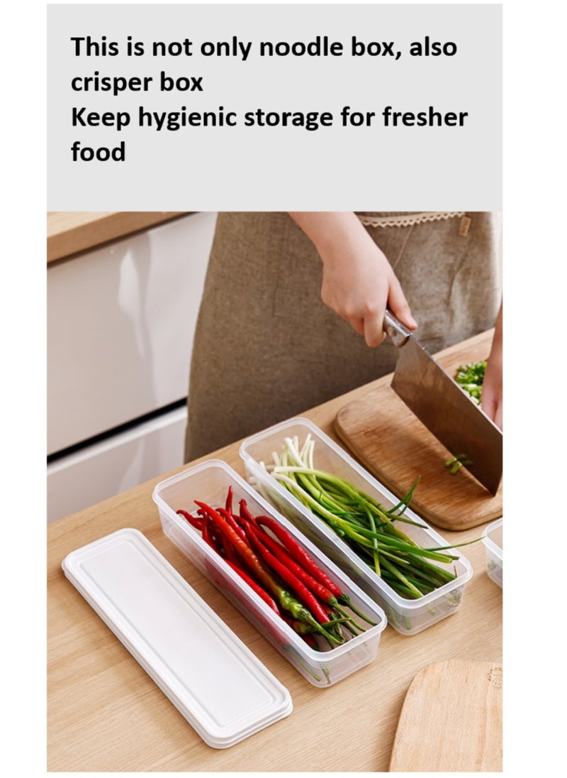 Generic - Good Quality Long Rectangular Food Storage Container Set! 3 Piece/Set! - Image 1